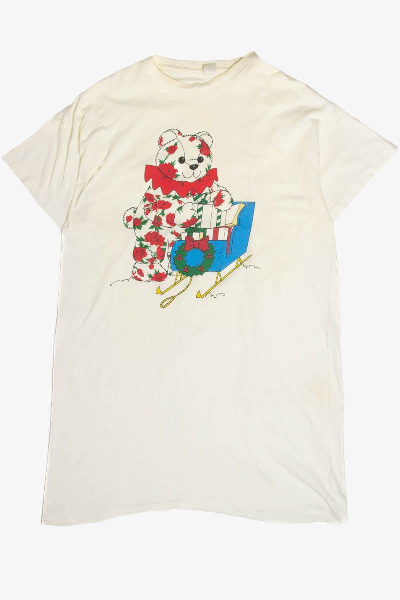 Christmas Bear Sleep Dress T-Shirt