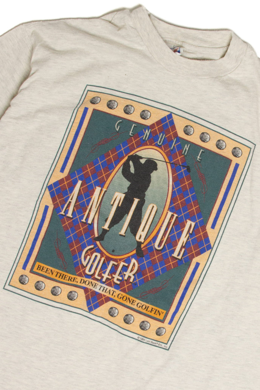 Vintage Antique Golfer T-Shirt (1995)