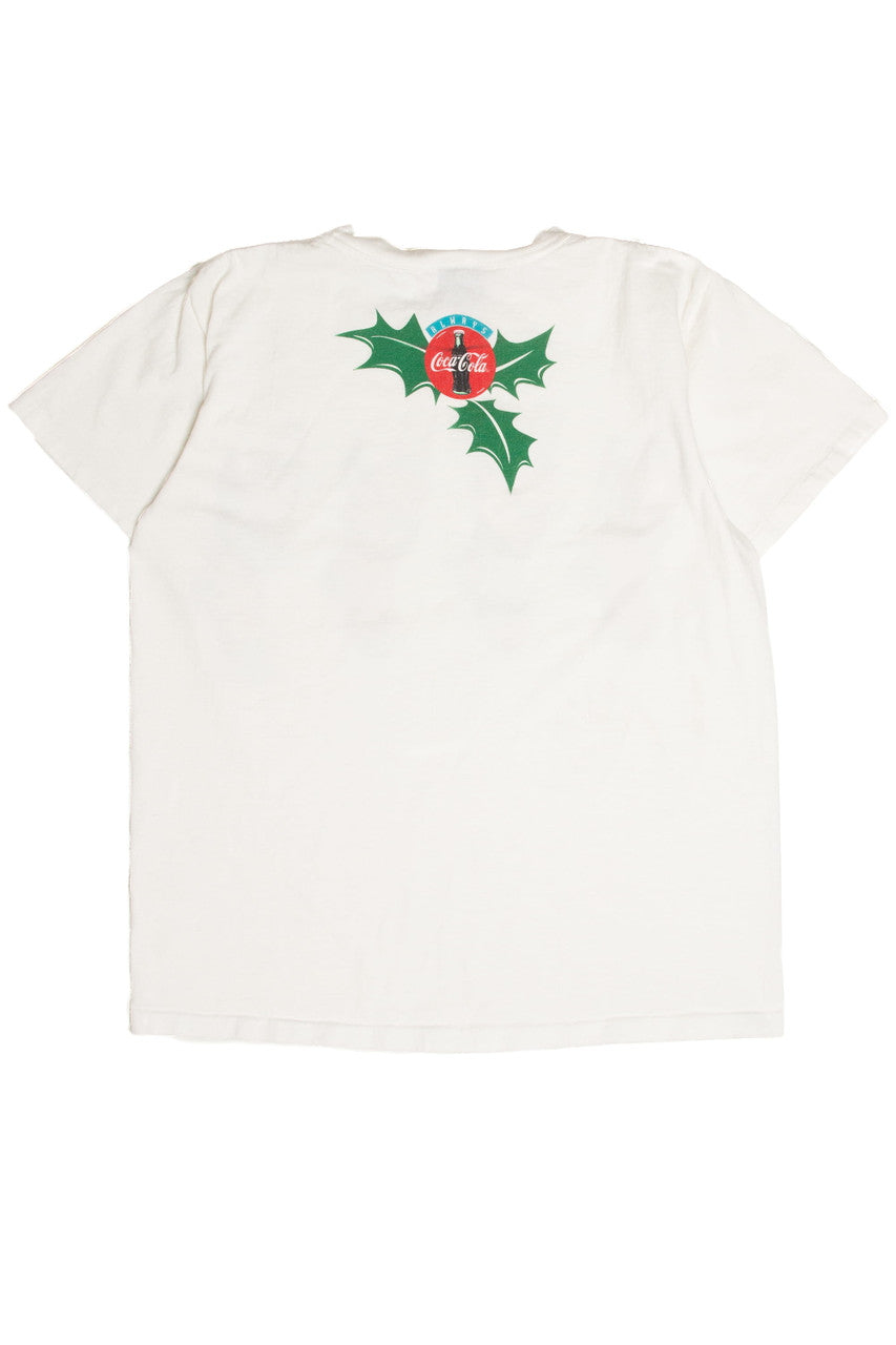 Vintage Coca-Cola Christmas Stockings T-Shirt (1994)