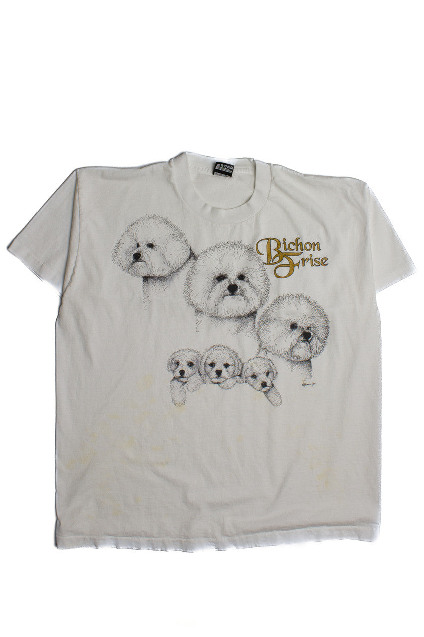 Vintage 90s Bichon Frise T-Shirt