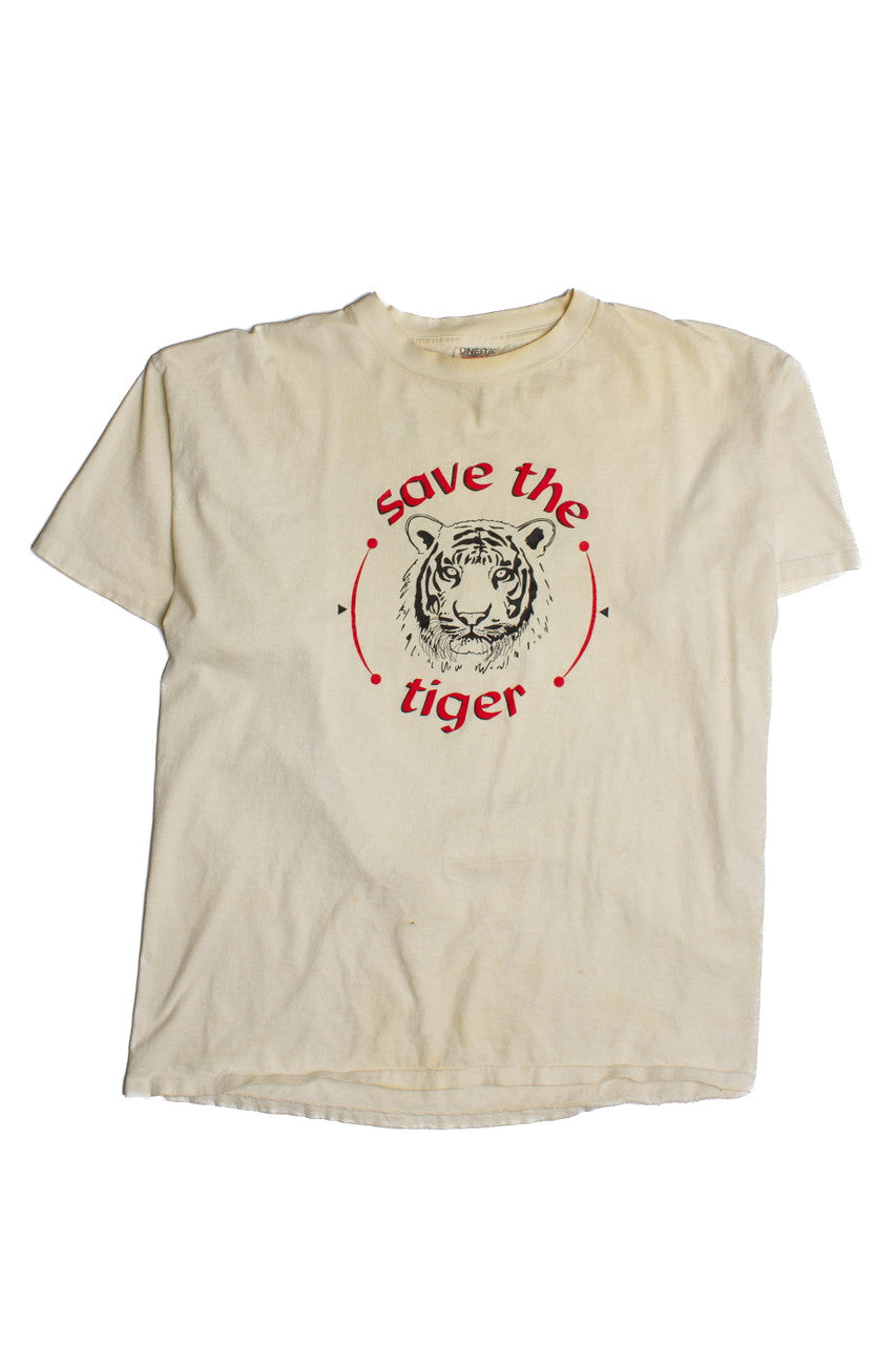 Vintage Save The Tigers T-Shirt (1990s)