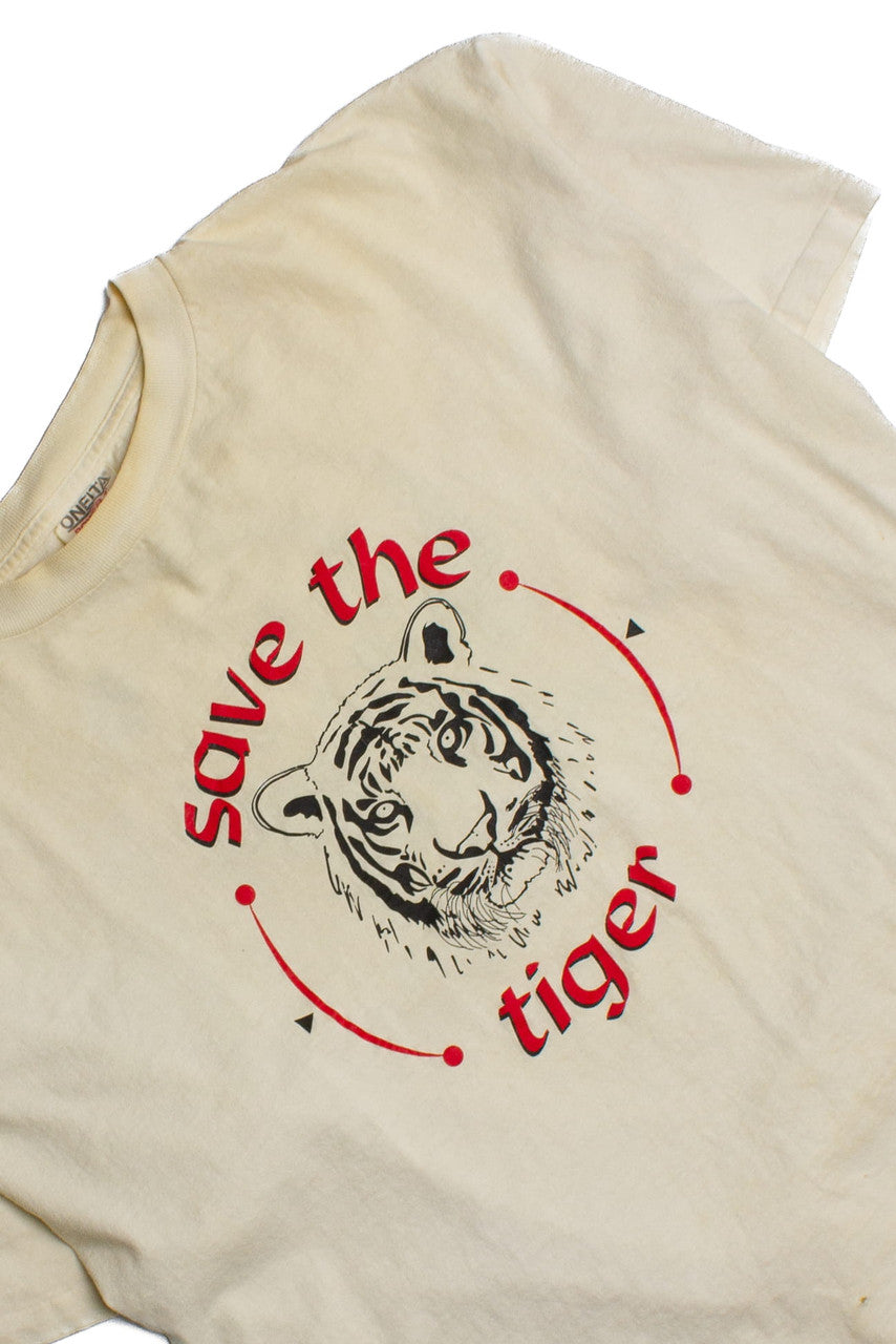 Vintage Save The Tigers T-Shirt (1990s)