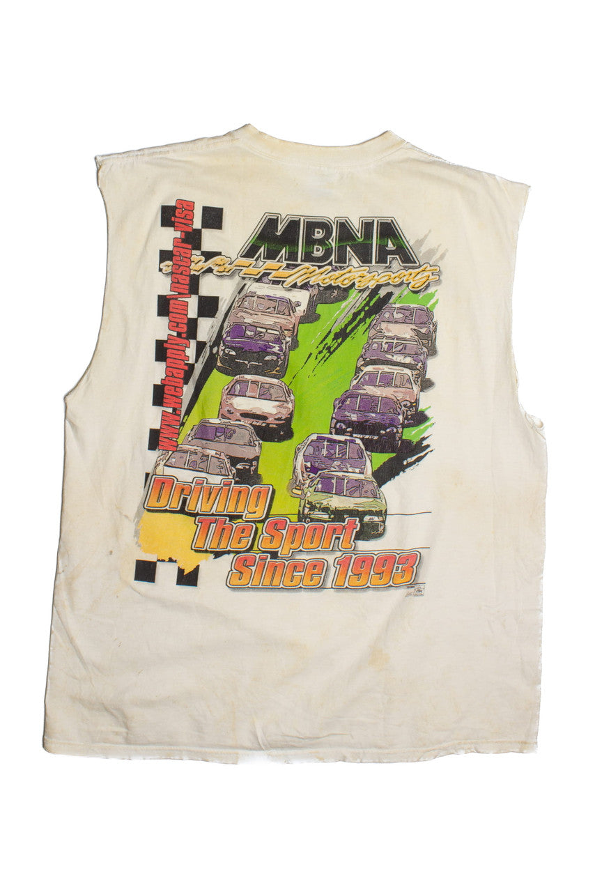 Vintage Nascar Credit Card Cut-Off T-Shirt (1990s)