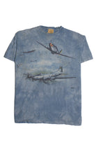 Vintage Tie Dye Airplane T-Shirt (1990s) 8303