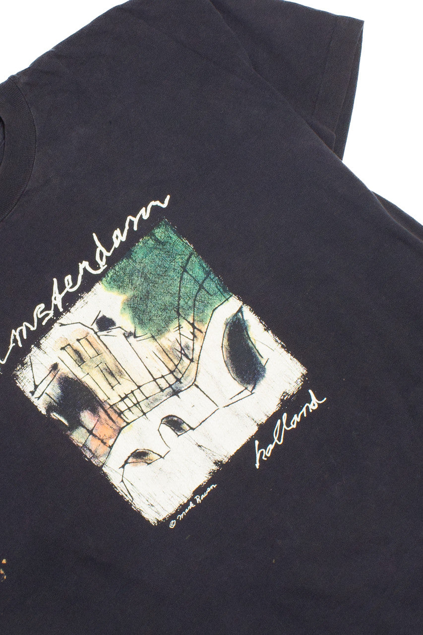Vintage Amsterdam Graphic T-Shirt (1980s)