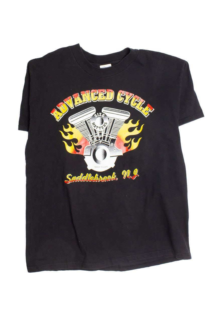 Vintage Advanced Cycle Engine T-Shirt (1990s) 8316