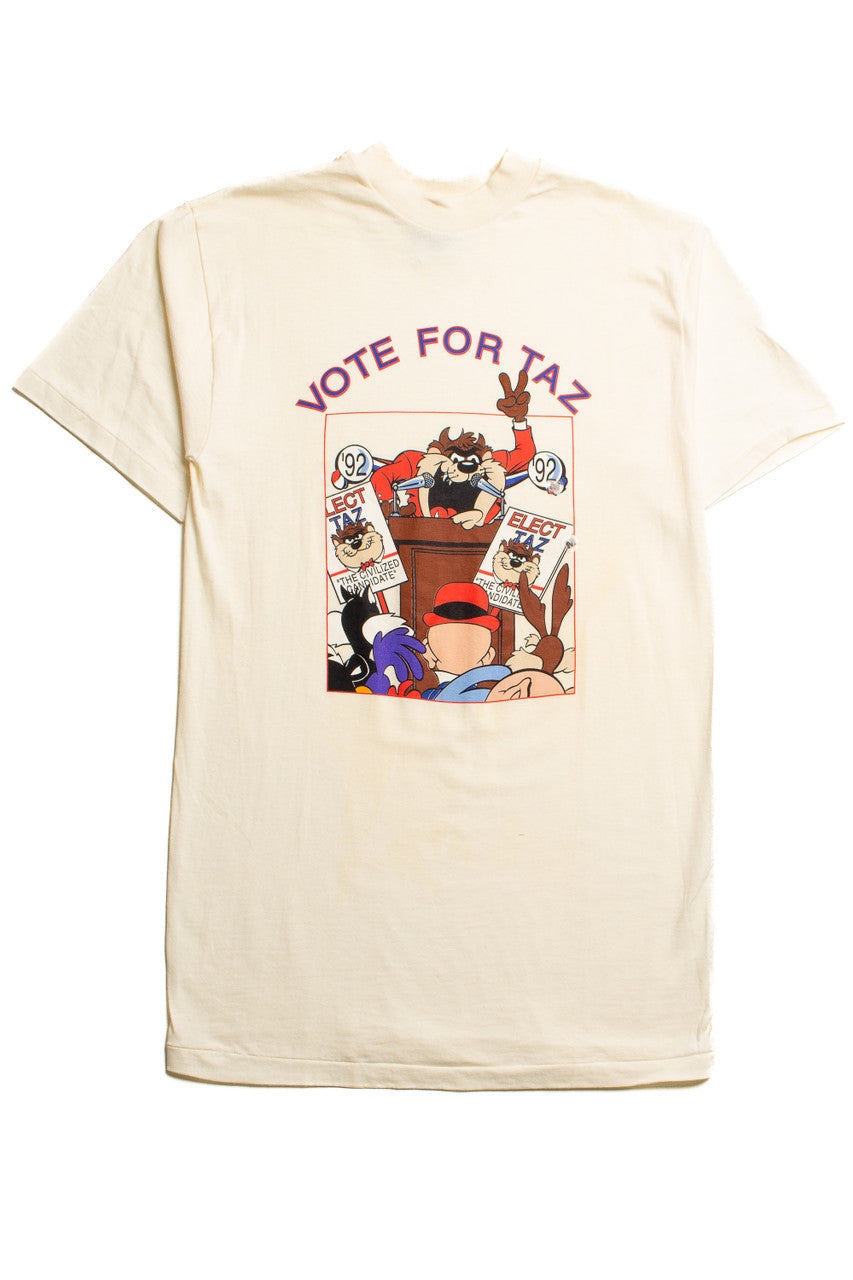 Vintage Vote For Taz Shirt (1991)