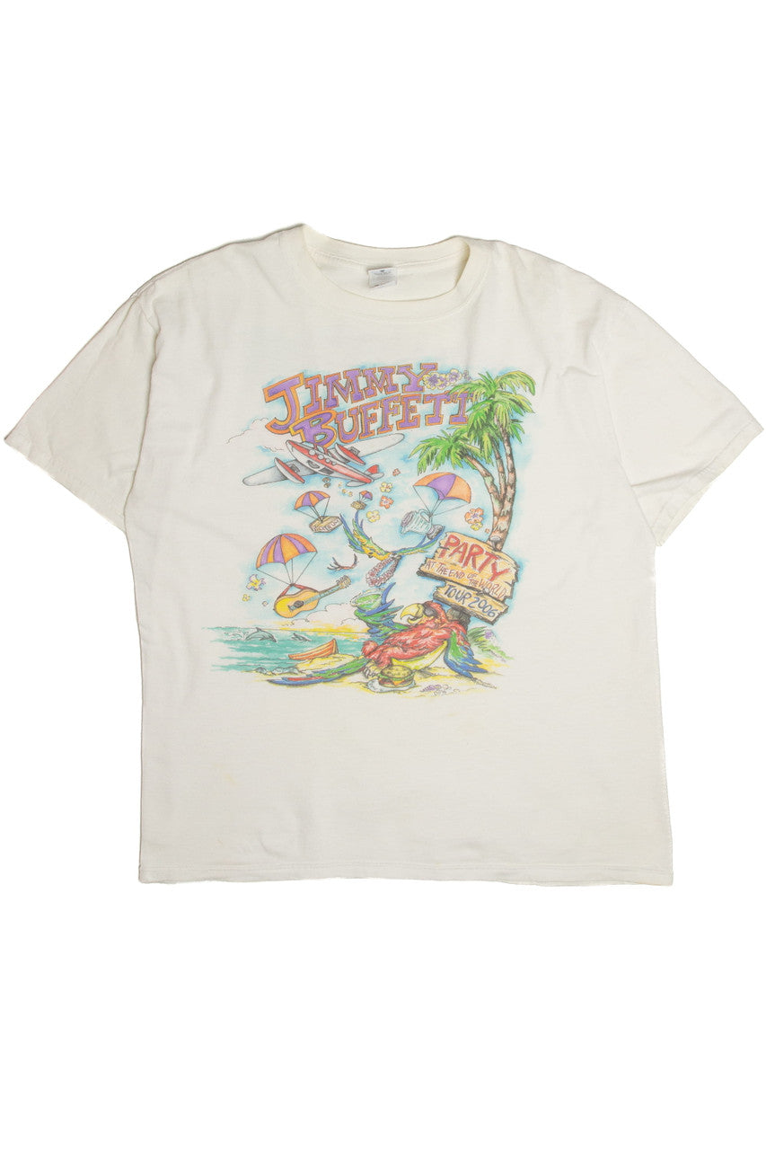 Jimmy Buffett Party At The End Of The World Tour T-Shirt (2006)