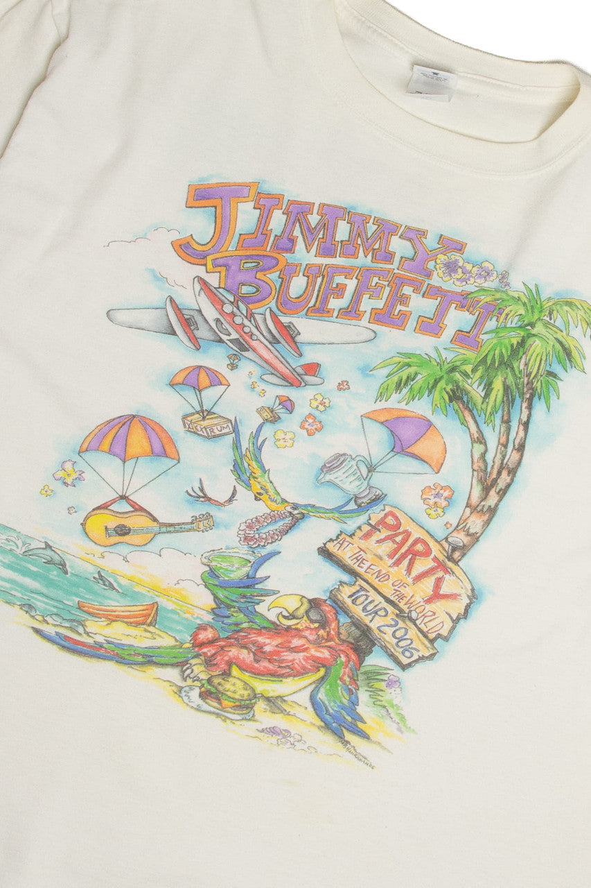 Jimmy Buffett Party At The End Of The World Tour T-Shirt (2006)