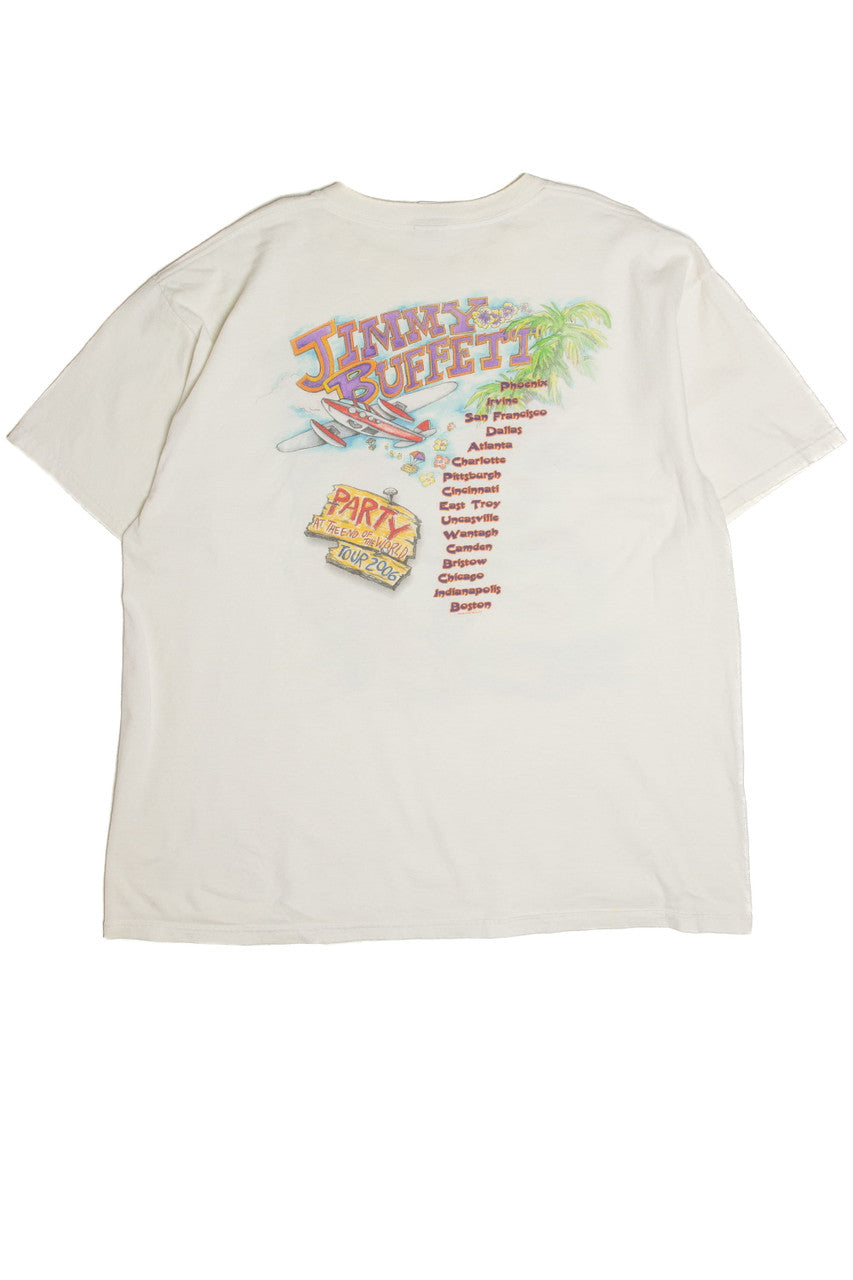 Jimmy Buffett Party At The End Of The World Tour T-Shirt (2006)