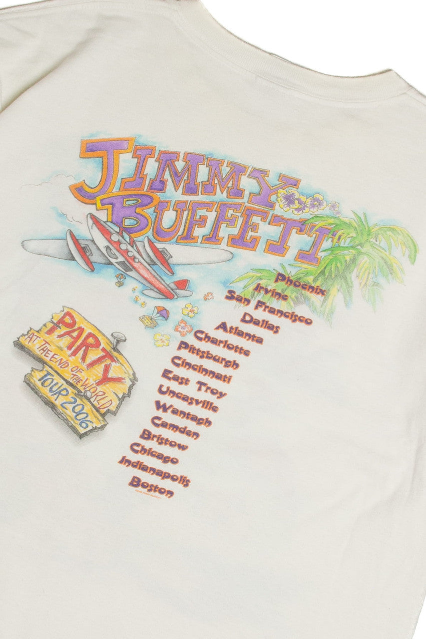 Jimmy Buffett Party At The End Of The World Tour T-Shirt (2006)