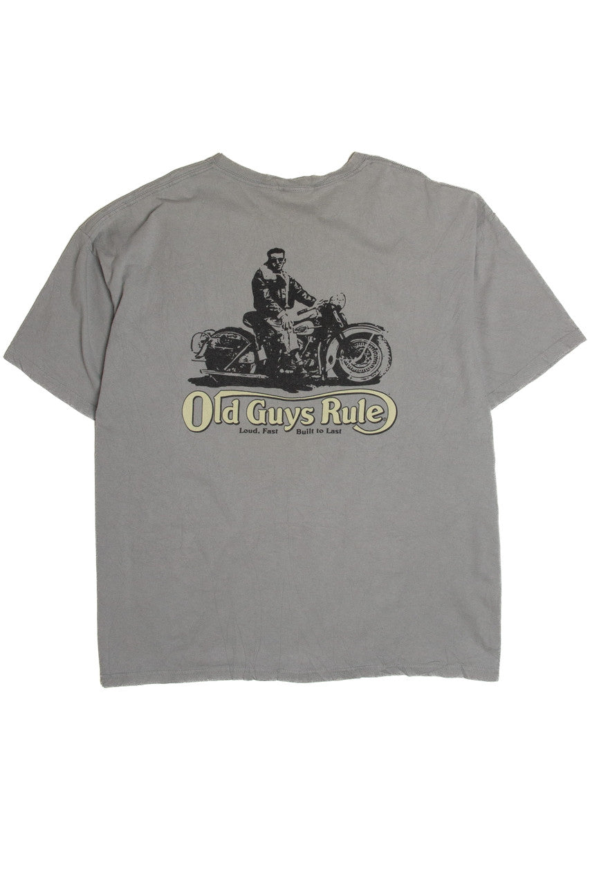 Old Guys Rule Motorcycle T-Shirt