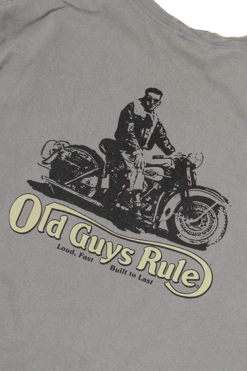 Old Guys Rule Motorcycle T-Shirt