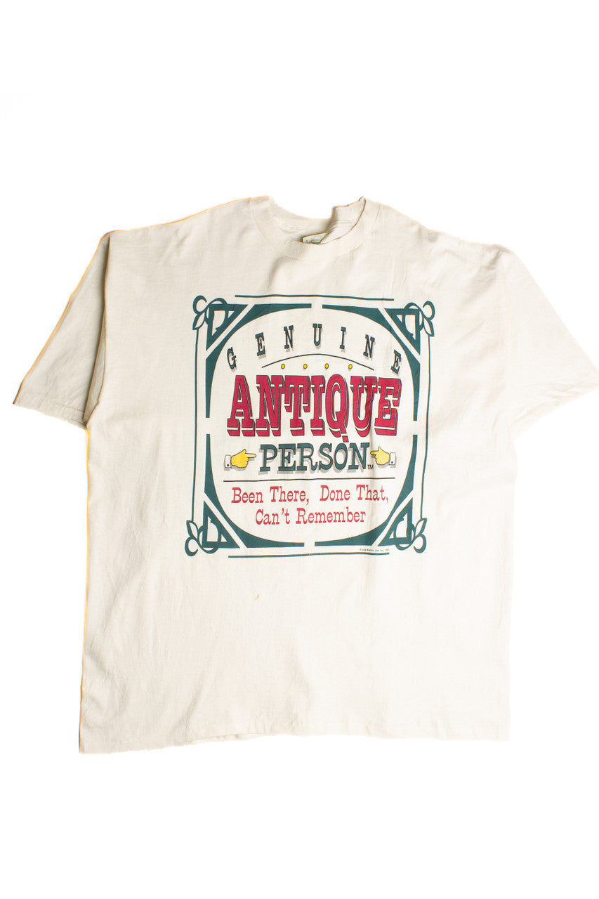 Vintage Genuine Antique Person T-Shirt (1990s) 8426