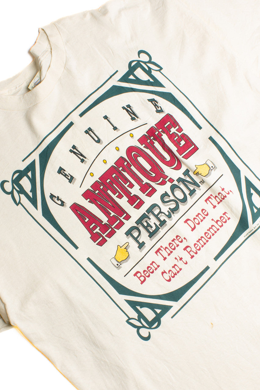 Vintage Genuine Antique Person T-Shirt (1990s) 8426
