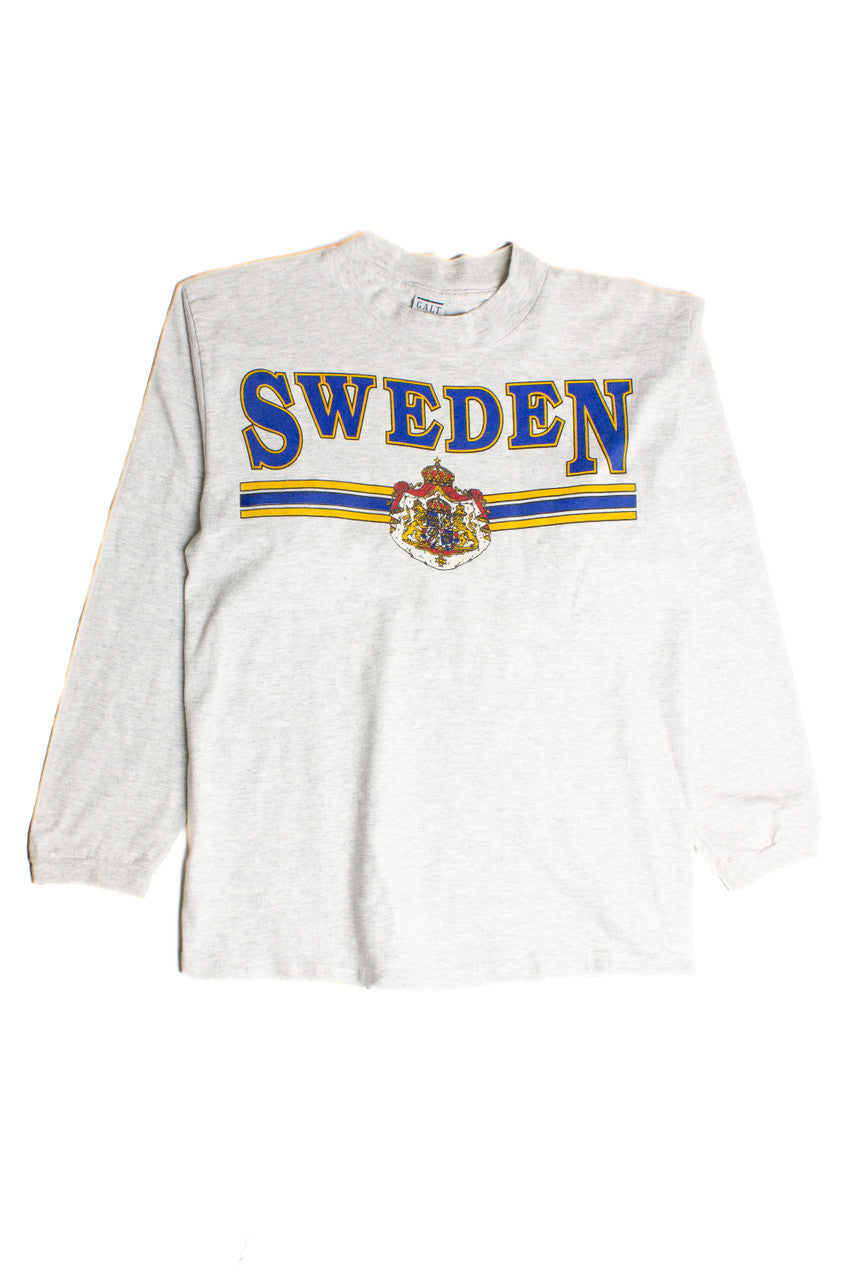 Vintage Sweden Long Sleeve T-Shirt (1990s)