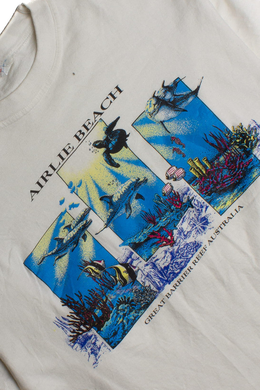 Vintage Airlife Beach Aussie T-Shirt 8452