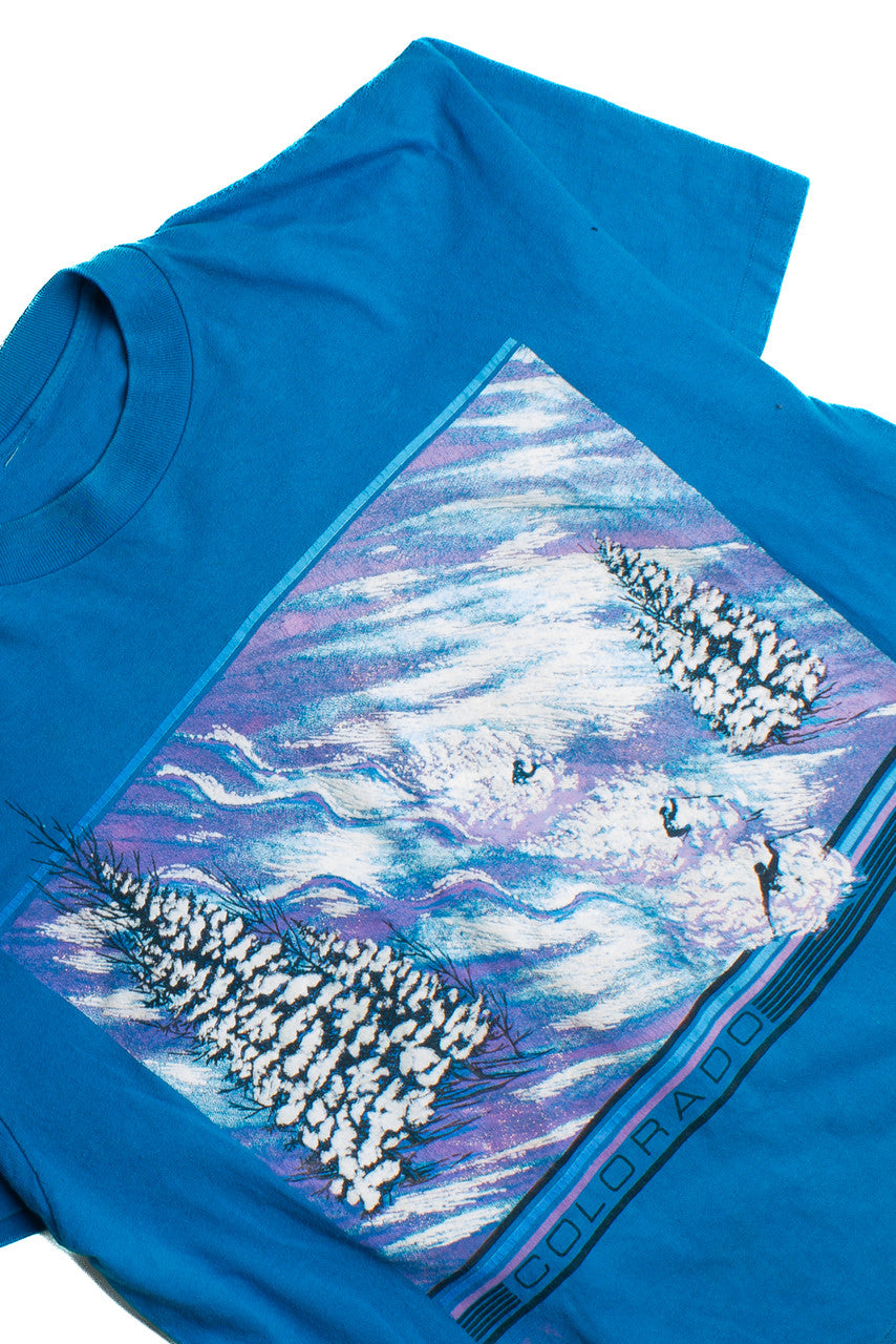Vintage Colorado Skiing T-Shirt (1990s) 8457