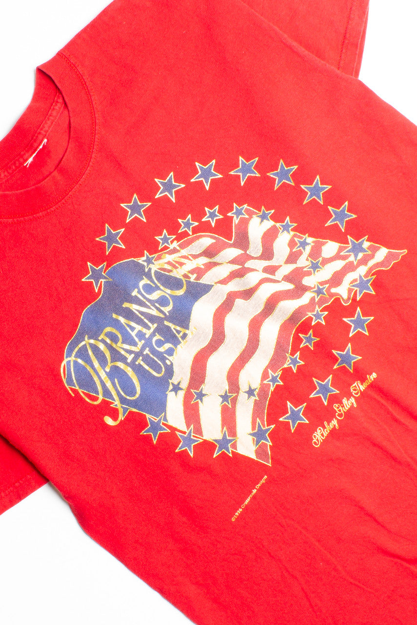 Vintage Missouri American Flag T-Shirt (1990s) 8462