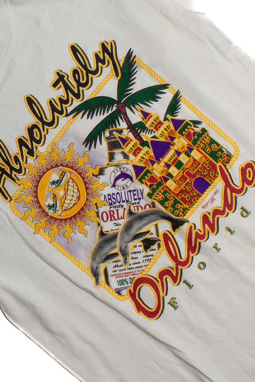 Vintage Absolutely Orlando Florida T-Shirt (1990s) 8470
