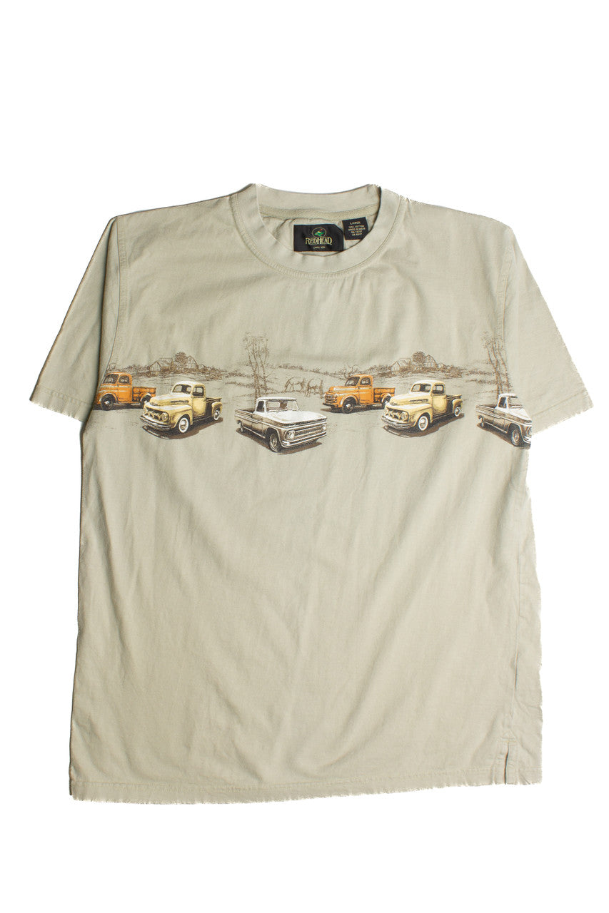 Vintage Red Head Car T-Shirt (1990s) 8473