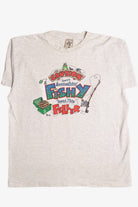 Something Fishy About this Feller Single Stitch T-Shirt 8508