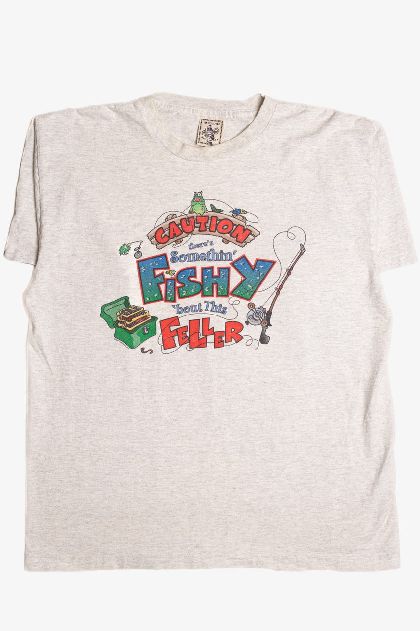 Something Fishy About this Feller Single Stitch T-Shirt 8508