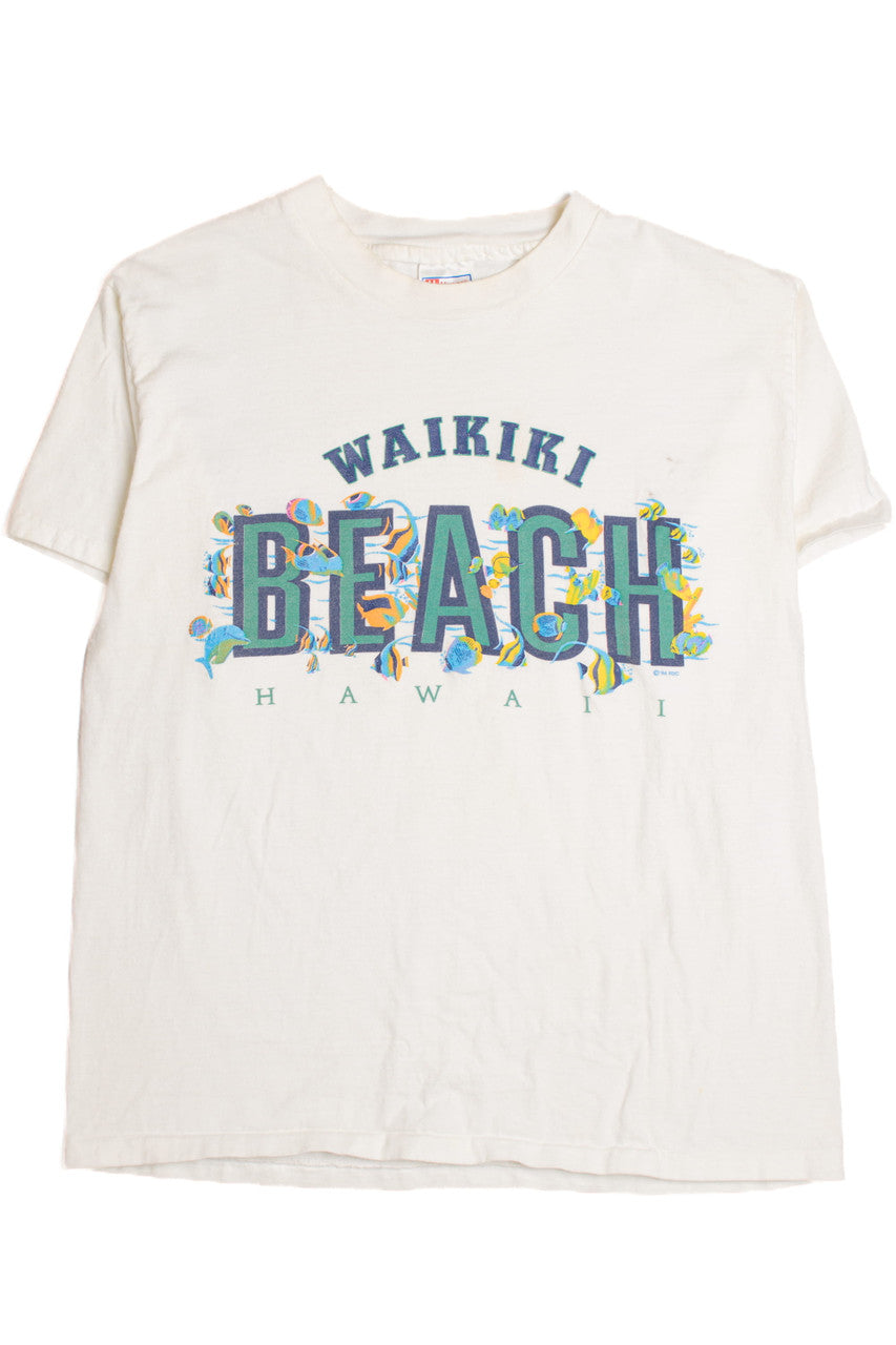 Waikiki Beach Hawaii T-Shirt 8532