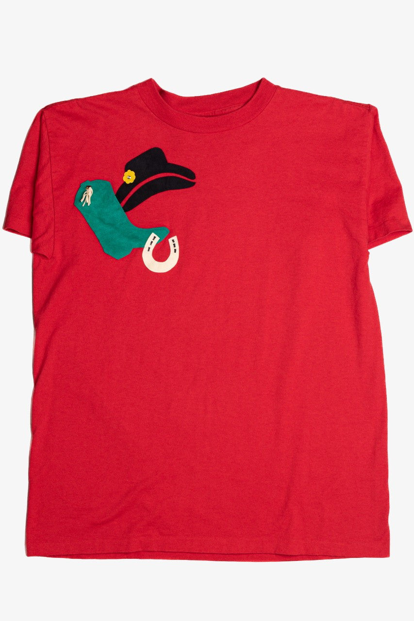 Cowgirl Red Tee 8553