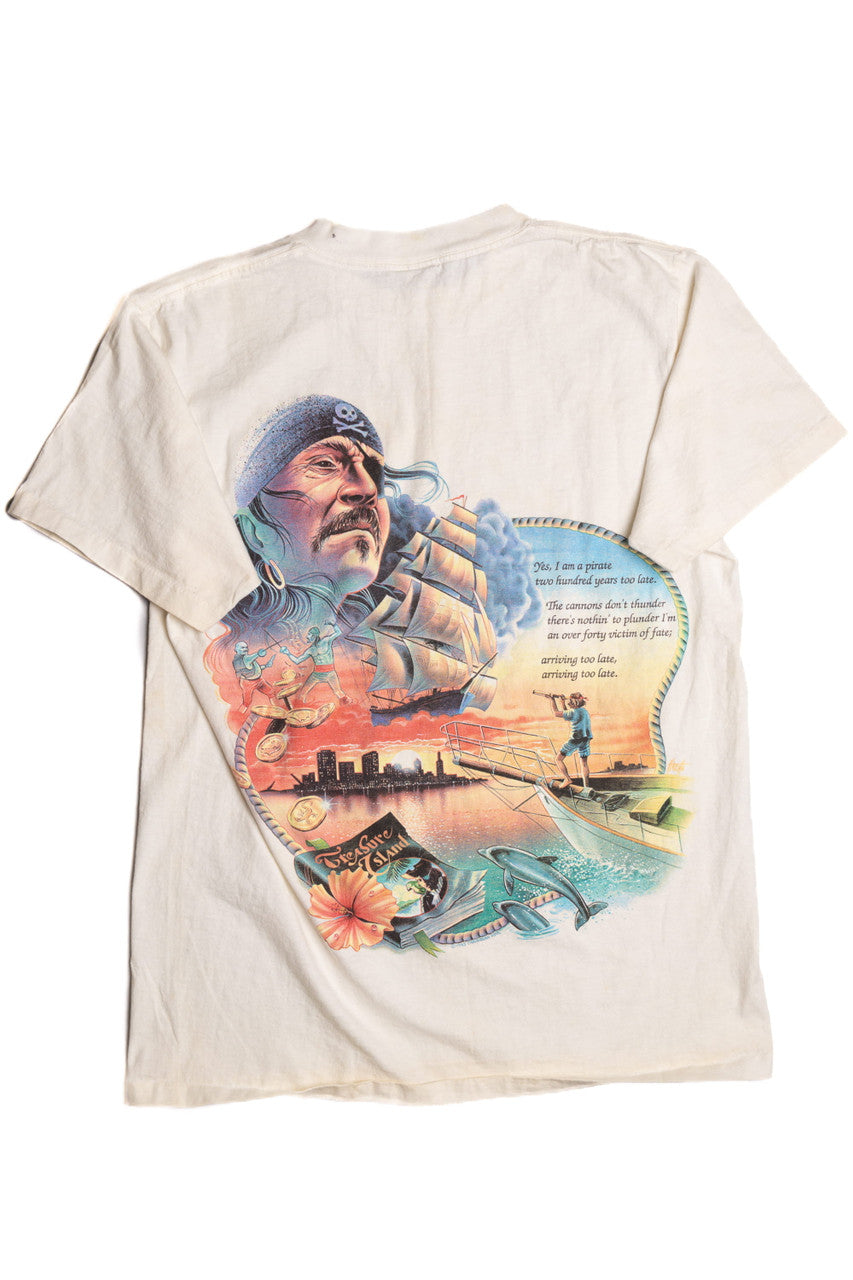 I'm a Pirate 200 Years too Late Single Stitch T-Shirt 8572