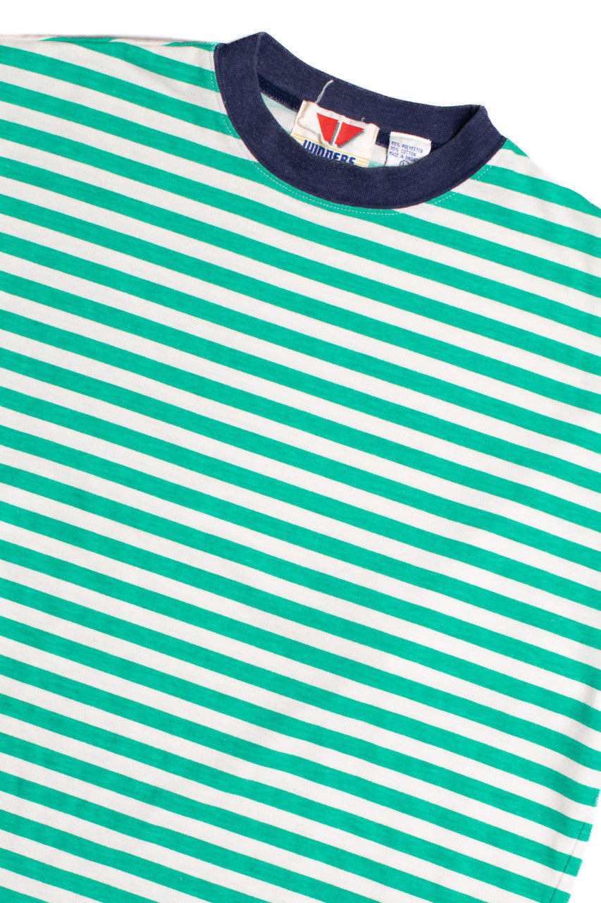 Green Striped Sailor T-Shirt 8584