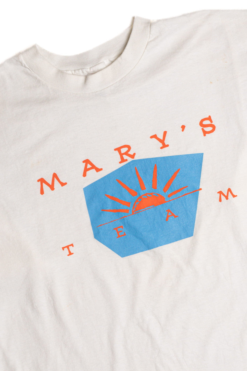 Mary's Team Single Stitch T-Shirt 8603