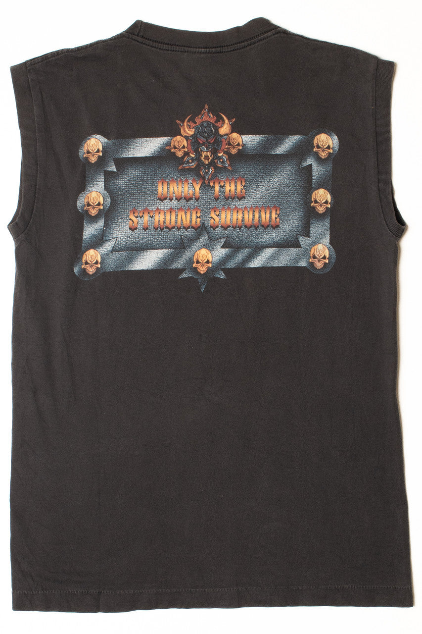 Vintage "Only The Strong Survive" Skull T-Shirt