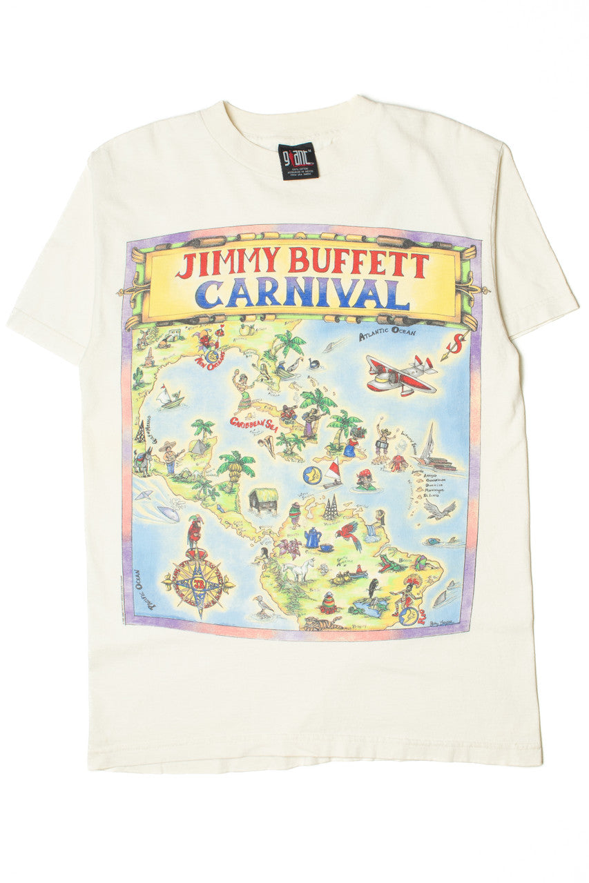 Vintage 1998 Jimmy Buffett Carnival Tour Giant T-Shirt