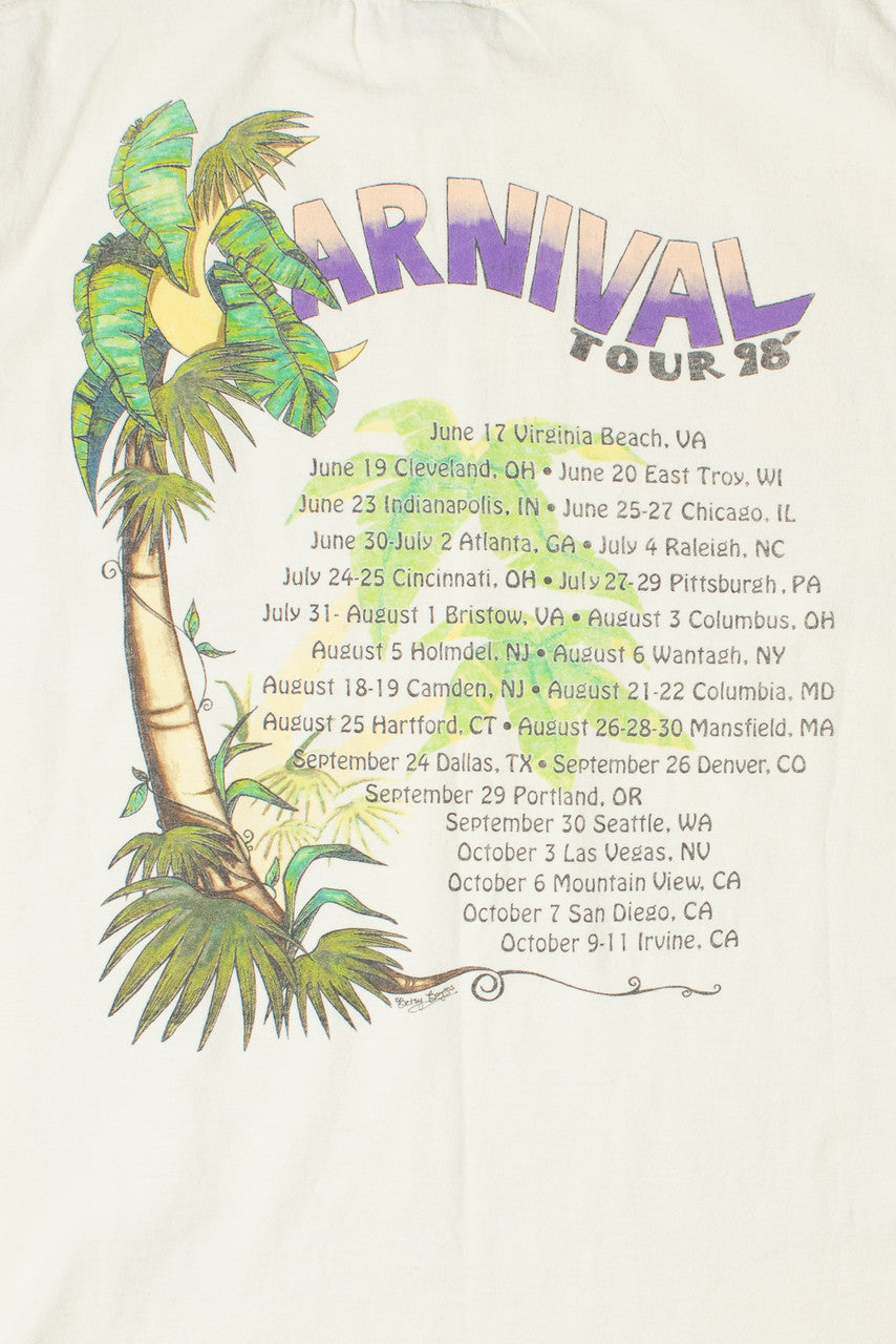 Vintage 1998 Jimmy Buffett Carnival Tour Giant T-Shirt