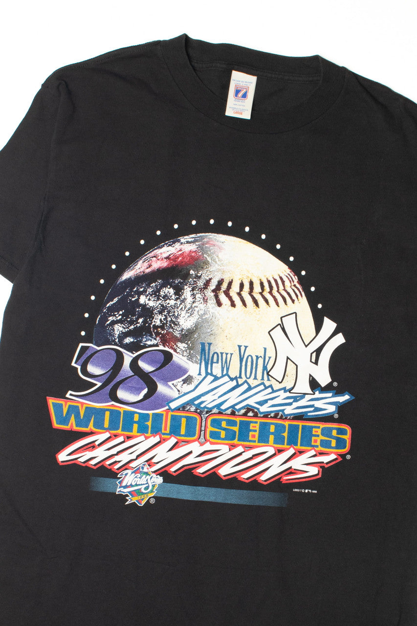 Vintage 1998 NY Yankees MLB World Series Champions T-Shirt