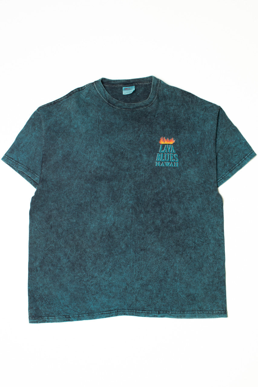 Kauai Hawaiian Lava Blues Hanes Beefy T-Shirt