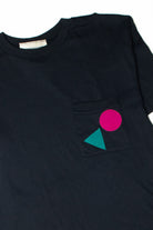 Vintage Peter Popovitch Felt Patches Pocket T-Shirt
