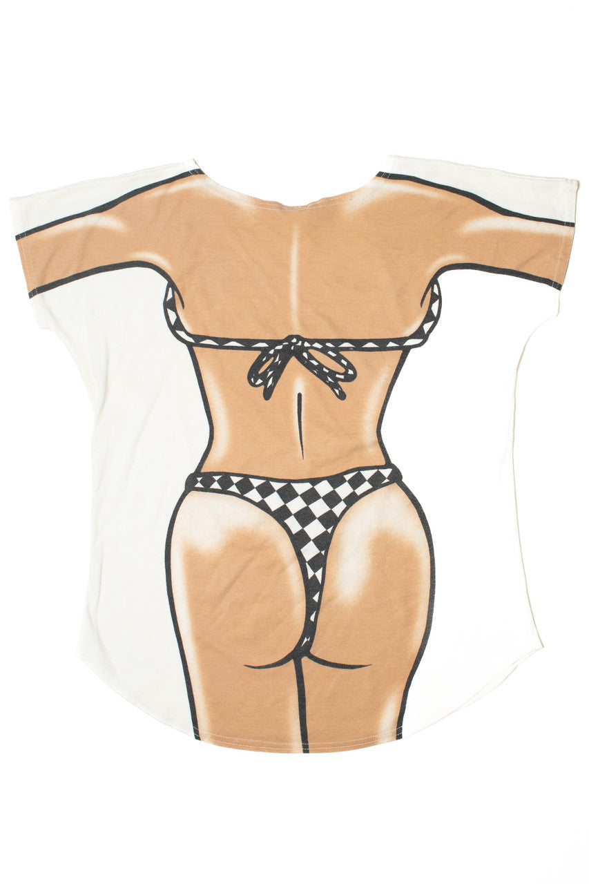 Vintage Beach Swimsuit Cover-Up T-Shirt