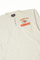 1995 Kansas City Chiefs Button Up Henley