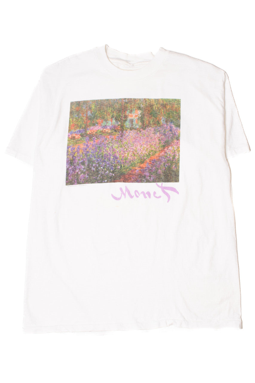 Vintage Monet Floral Art Print T-Shirt