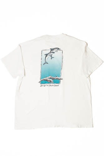 Vintage "Fragile Planet" Dolphin Single Stitch T-Shirt