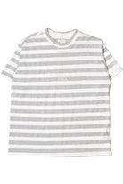 Vintage Guess Jeans Embroidered Logo Striped T-Shirt