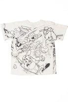 1995 Vintage St. Louis Cardinals Looney Tunes All Over Print T-Shirt