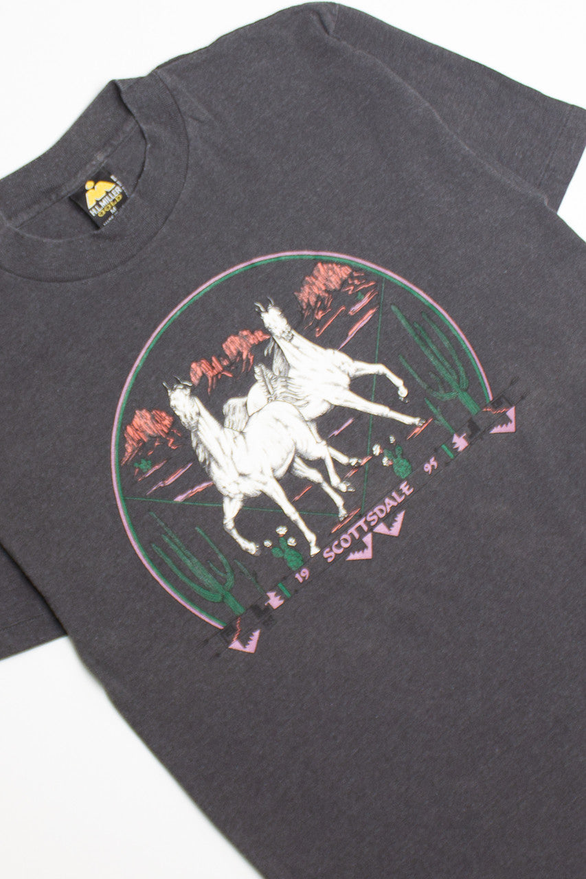 Vintage Scottsdale Horse T-Shirt (1990s) 9665