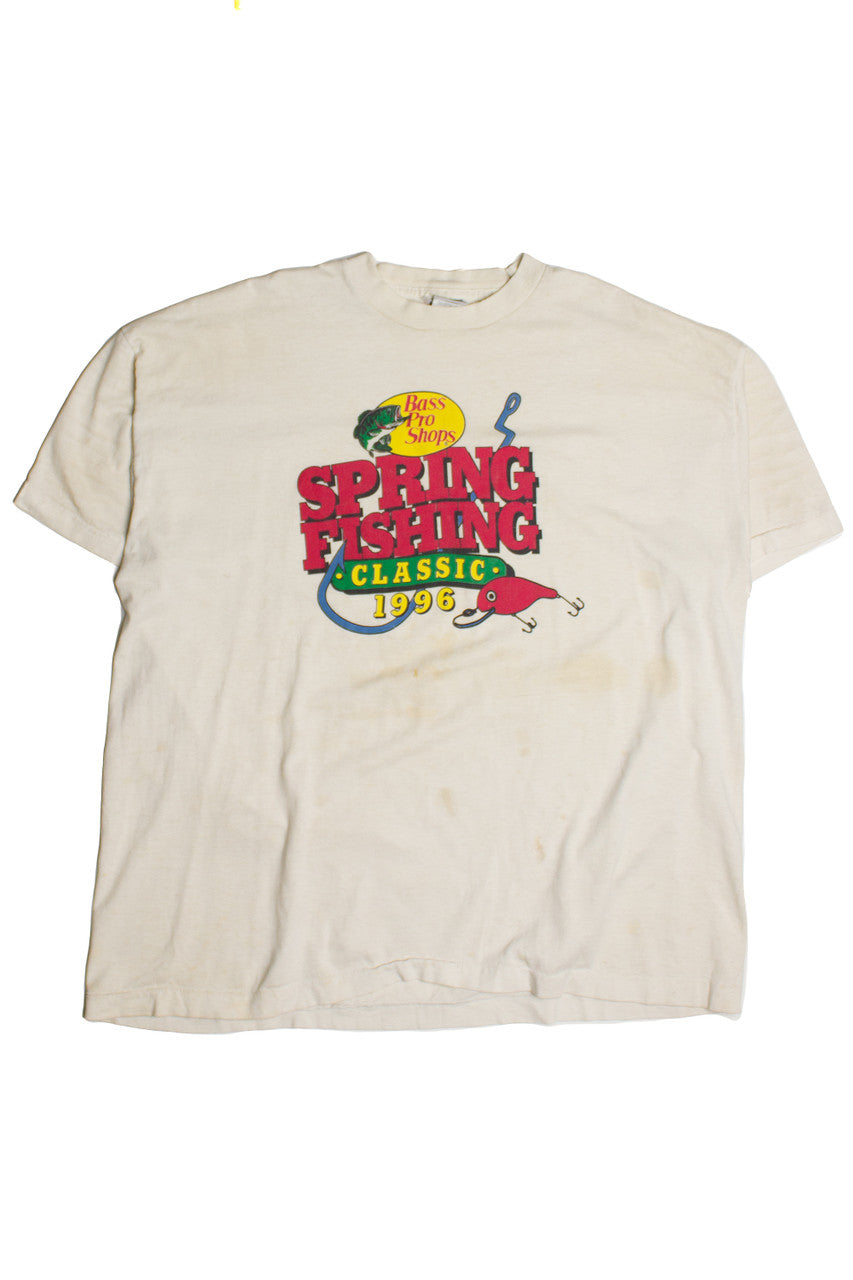 Vintage Bass Pro Shops Spring Fishing T-Shirt (1990s) 8670