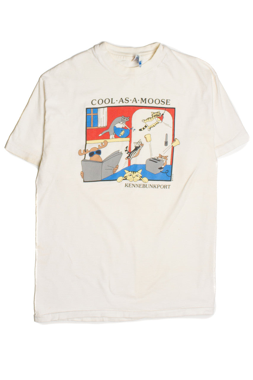 Vintage Cool As A Moose T-Shirt (1990s) 8688