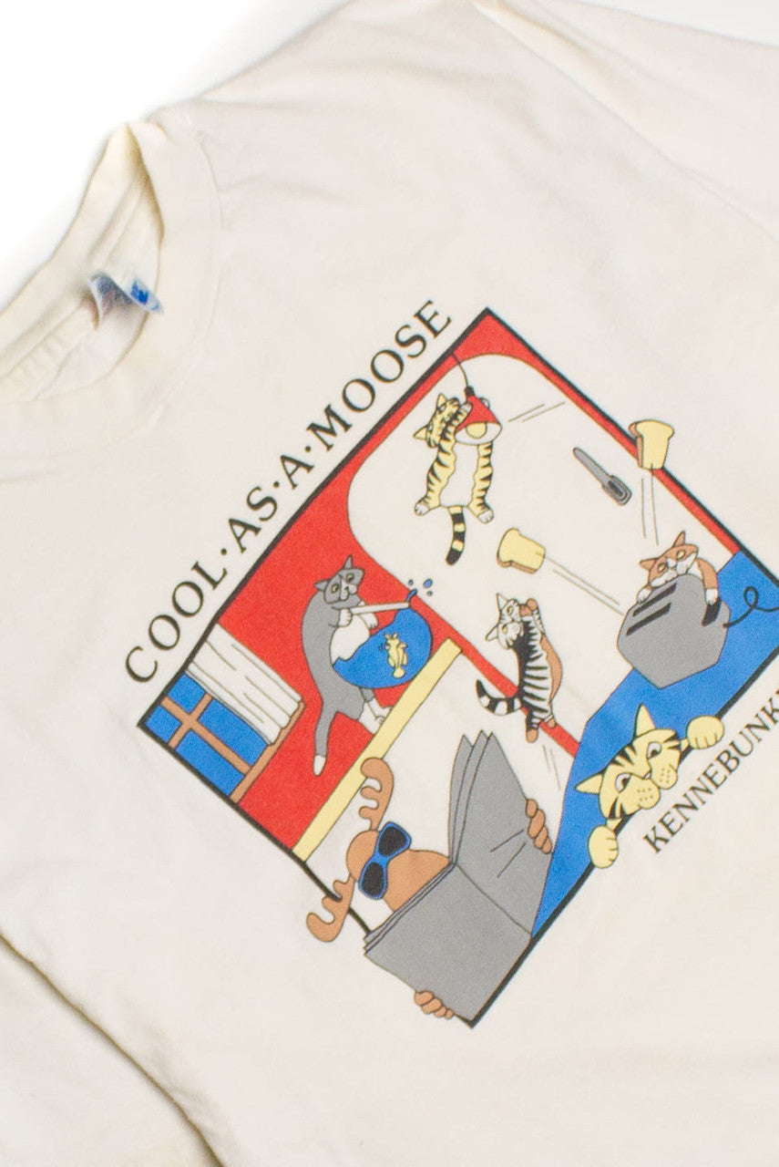 Vintage Cool As A Moose T-Shirt (1990s) 8688