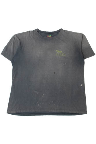 1995 Vintage Thrashed Gecko Hawaii Surfboard Single Stitch T-Shirt
