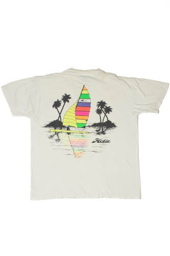 Vintage 1988 Hobie Windsurfing Pocket T-Shirt